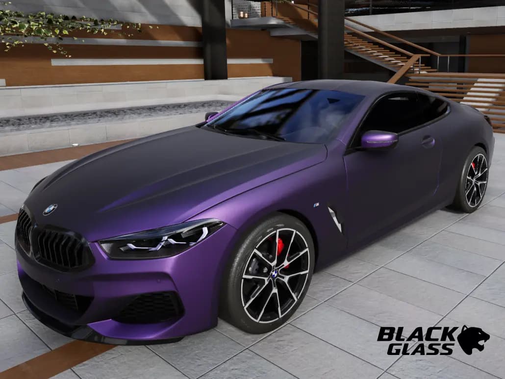 Matte Purple/Black Iridescent