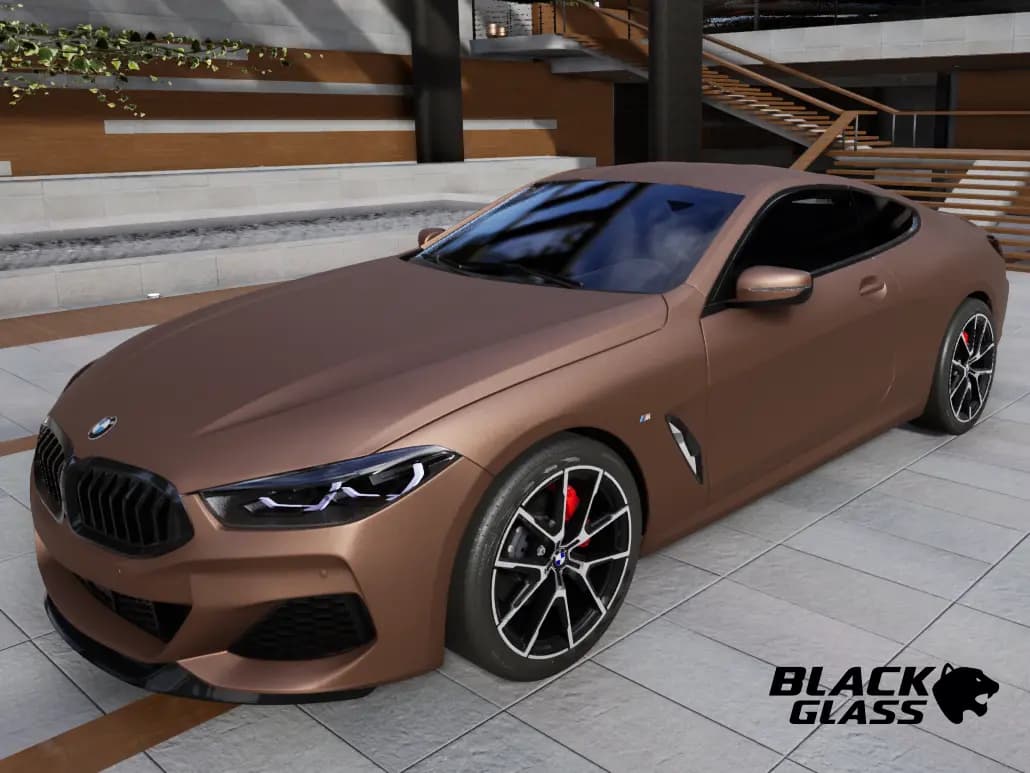 Canyon Copper Metallic Satin