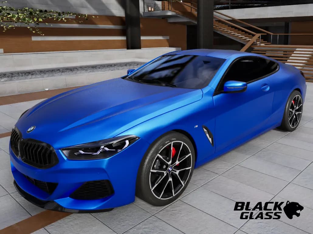 Super Chrome Blue Satin