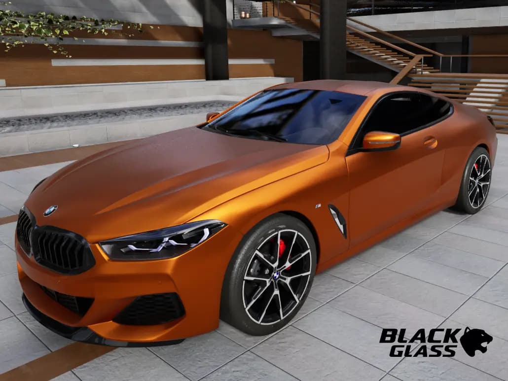 Super Chrome Orange Satin