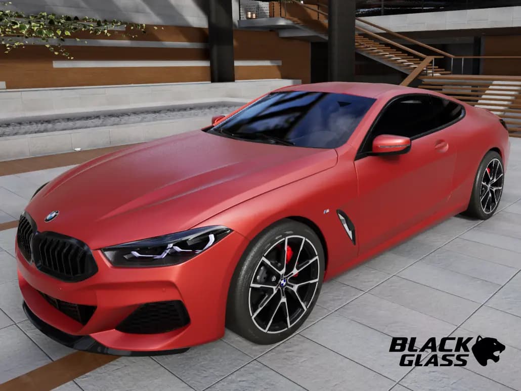 Matte Red Brown Metallic