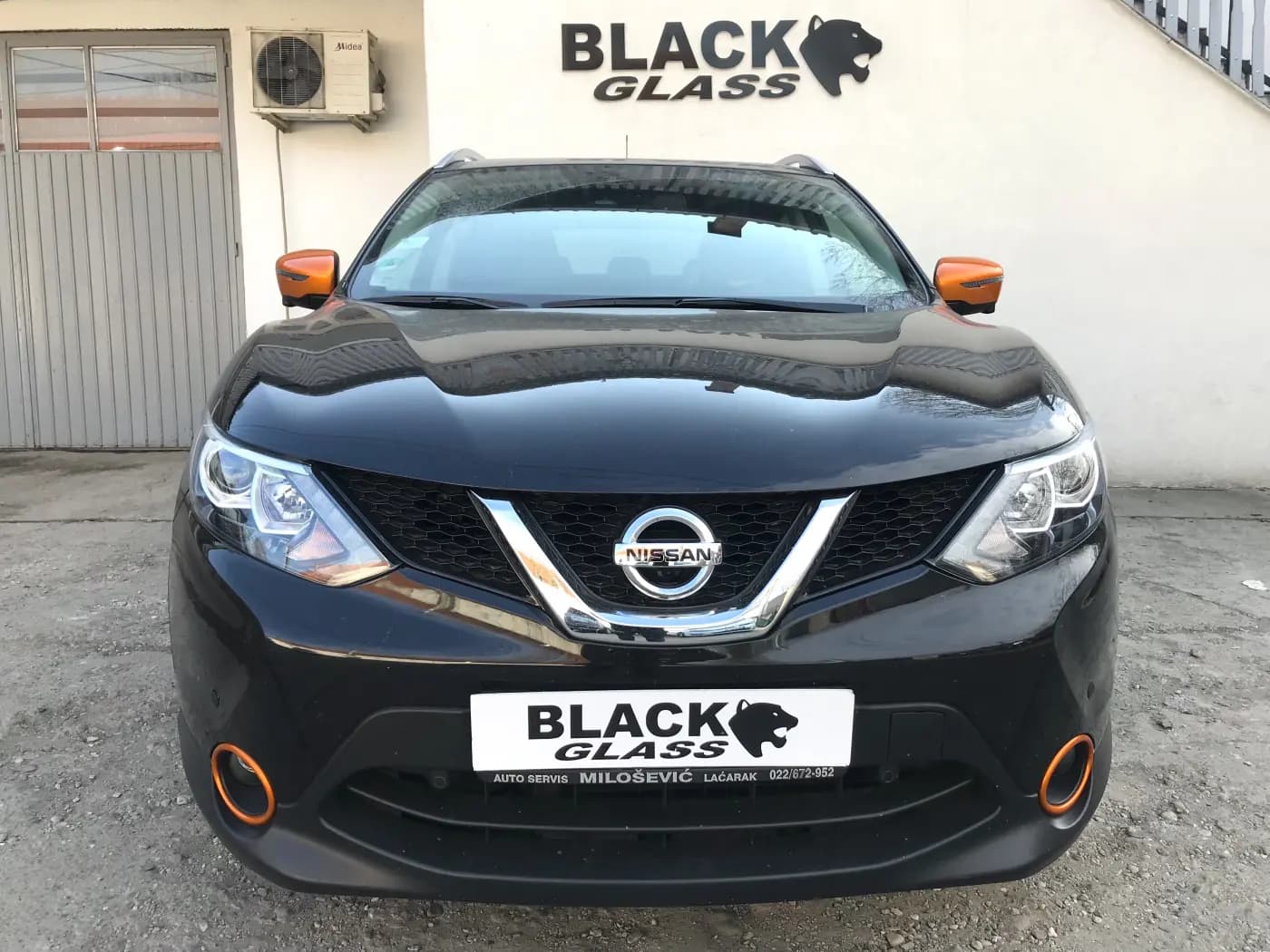auto folija parcialno presvlacenje orange pearl nissan
