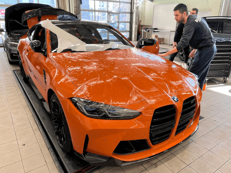 Maybach presvučen folijom