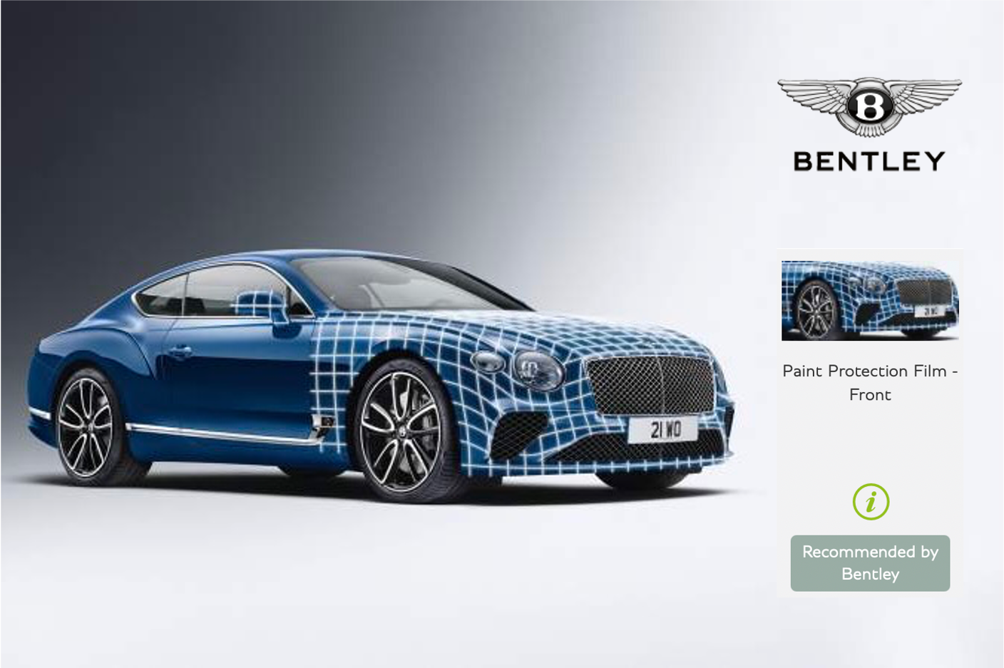 Zaštitne auto folije po Bentley preporuci
